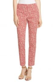 BOSS Tarera Slim Jacquard Ankle Pants   Nordstrom at Nordstrom